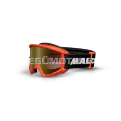 Malossi MALOSSI MASK - ORANGE MIRRORED LENS