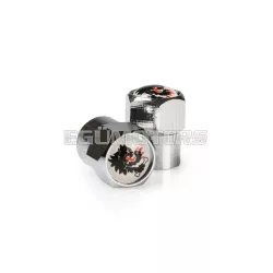 Malossi 2 WHITES PLUGS for TYRE INNER TUBE VALVE
