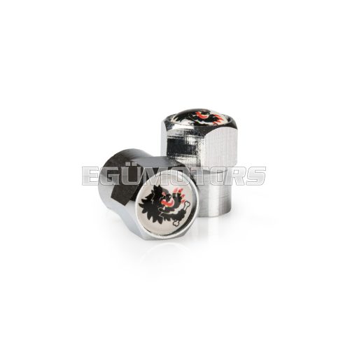 Malossi 2 WHITES PLUGS for TYRE INNER TUBE VALVE