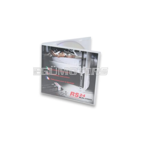 Malossi DVD RS24/10 and RS24/10-r shock absorber assembly - NTSC version