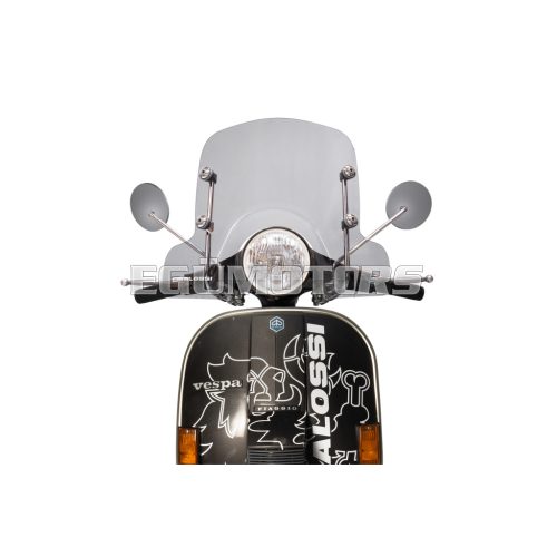 Malossi SPORT SCREEN - LIGHT SMOKE - W 507xH 440 THK 3 mm