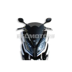   Dark smoke SPORT screen - width 445 x height 530 x thickness 3 mm