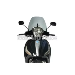   Dark smoke SPORT screen - width 380 x height 230 x thickness 0.3 cm