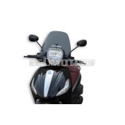 Dark smoke SPORT screen - width 380 x height 230 x thickness 0.3 cm