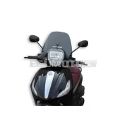 Dark smoke SPORT screen - width 380 x height 230 x thickness 0.3 cm