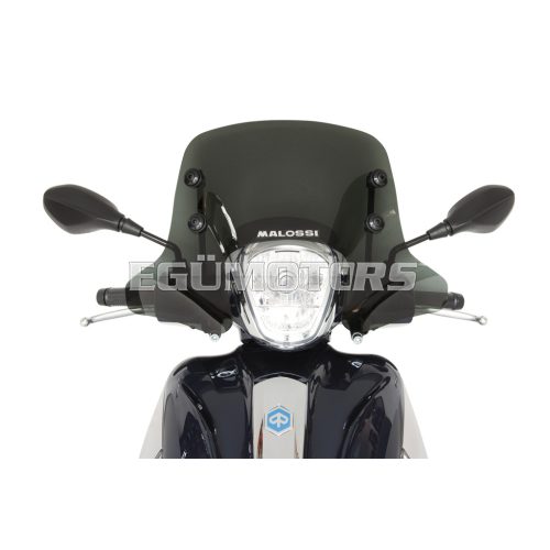 Malossi SPORT SCREEN - DARK SMOKE - W 540xH 370 THK 3 mm
