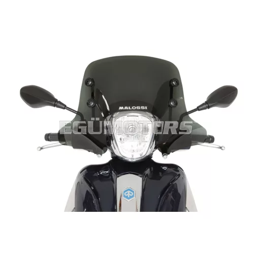Malossi SPORT SCREEN - DARK SMOKE - W 540xH 370 THK 3 mm