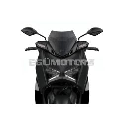   Dark smoke SPORT screen - width 31 x height 33 x thickness 3 mm