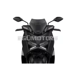   Dark smoke SPORT screen - width 31 x height 33 x thickness 3 mm