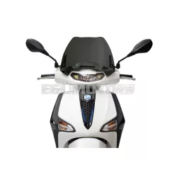   Dark smoke SPORT screen - width 13,8 x height 12,8 x thickness 0,3 cm