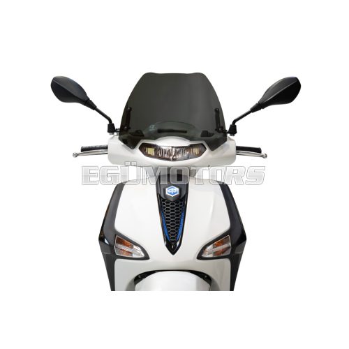 Dark smoke SPORT screen - width 13,8 x height 12,8 x thickness 0,3 cm