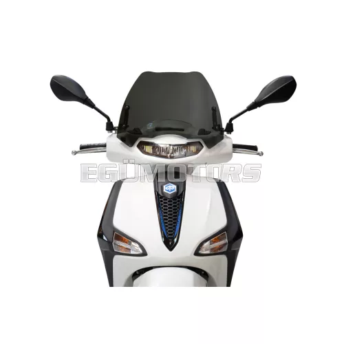 Dark smoke SPORT screen - width 13,8 x height 12,8 x thickness 0,3 cm