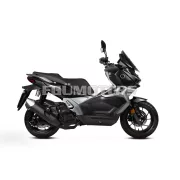 Dark smoke SPORT screen - width 36 x height 40 x thickness 0,3 cm