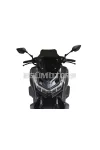 Dark smoked SPORT SCREEN - length 37 x height 40 x thickness 0.3 cm