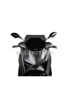 Dark smoke SPORT screen - width 360 x height 340 x thickness 3 mm