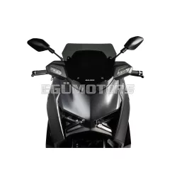  Dark smoke SPORT screen - width 360 x height 340 x thickness 3 mm