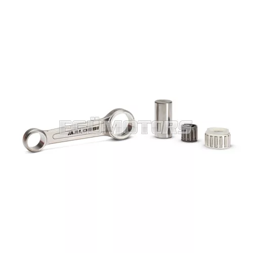 Complete connection rod with pin Ø 14 and wheelbase 100