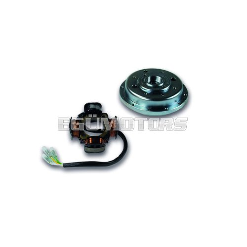 Malossi FLYWHEEL 125x42/STATOR KIT for el. ignition VESPower