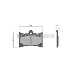 Malossi BRAKE PADS MHR for F36R RUNNER 50>200