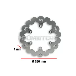   Malossi WHOOP DISC robogó féktárcsa – külső átmérő 260 mm, vastagság 4 mm