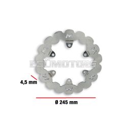   Malossi WHOOP DISC robogó féktárcsa – külső átmérő 245 mm, vastagság 4,5 mm
