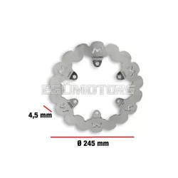   Malossi WHOOP DISC robogó féktárcsa – külső átmérő 245 mm, vastagság 4,5 mm