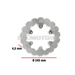   Malossi WHOOP DISC robogó féktárcsa – külső átmérő 245 mm, vastagság 4,5 mm