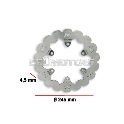 Malossi WHOOP DISC robogó féktárcsa – külső átmérő 245 mm, vastagság 4,5 mm