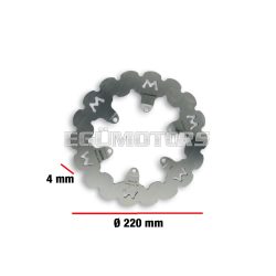   Malossi WHOOP DISC robogó féktárcsa – külső átmérő 220 mm, vastagság 4 mm