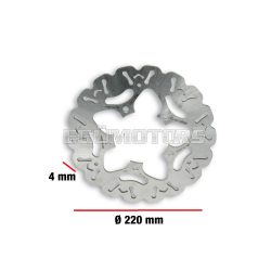   Malossi WHOOP DISC,  CYGNUS X 125 robogó féktárcsa – 220 mm x 4 mm