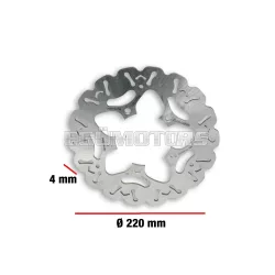   Malossi WHOOP DISC,  CYGNUS X 125 robogó féktárcsa – 220 mm x 4 mm