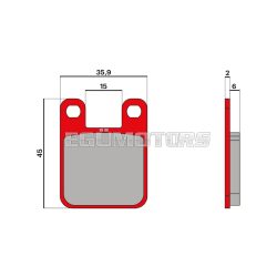 Malossi BRAKE PADS MHR