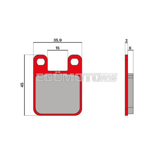Malossi BRAKE PADS MHR