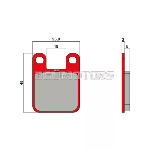 Malossi BRAKE PADS MHR