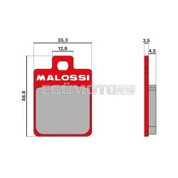 Malossi BRAKE PADS MHR