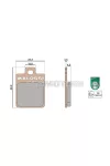 Malossi BRAKE PADS MHR SYNT homologated