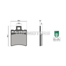 Malossi BRAKE PADS homologated