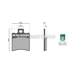 Malossi BRAKE PADS homologated