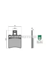 Malossi BRAKE PADS homologated