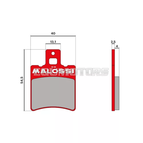 Malossi BRAKE PADS MHR