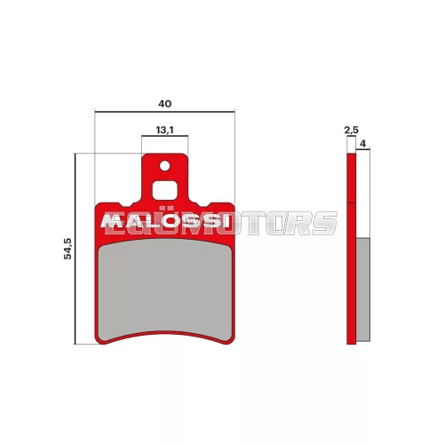 Malossi BRAKE PADS MHR