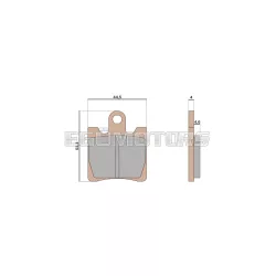 Malossi BRAKE PADS MHR SYNT homologated