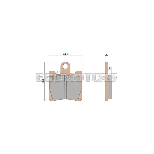 Malossi BRAKE PADS MHR SYNT homologated