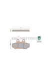 Malossi BRAKE PADS MHR SYNT homologated