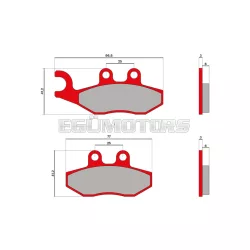 Malossi BRAKE PADS MHR