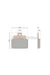 Malossi BRAKE PADS MHR SYNT homologated