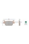 Malossi BRAKE PADS MHR SYNT homologated