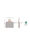 Malossi BRAKE PADS MHR SYNT homologated