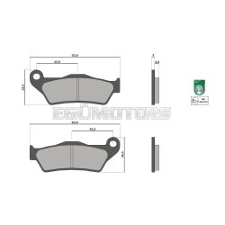 Malossi BRAKE PADS homologated