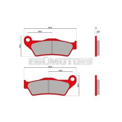 Malossi BRAKE PADS MHR